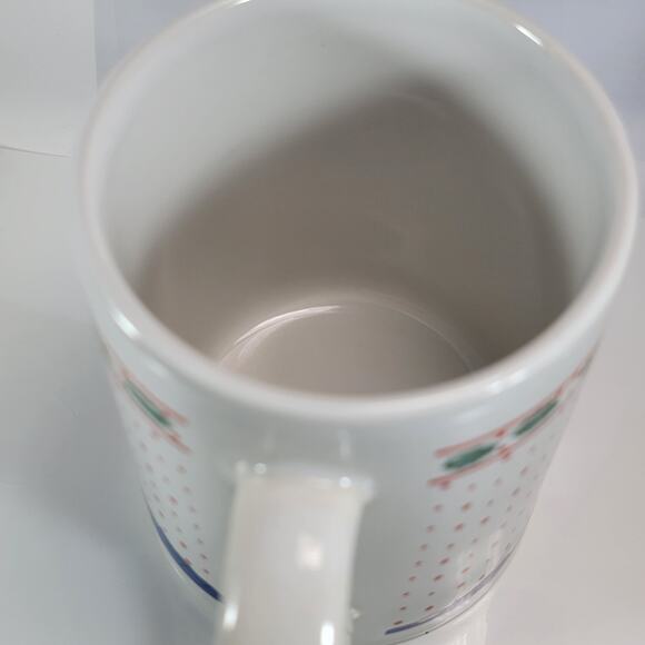 Vintage 1991 Santa Mug Carol Gordon RGA Retro Christmas Holiday Cup - Picture 10 of 10